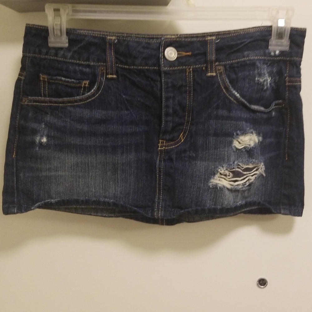 American Eagle Denim Mini Skirt